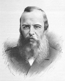 Fedor Michajlovic Dostojevsky 1889
engraving Jan Vilimek
Humoristic Letters XXI no. 43
(October 25, 1889) Prague