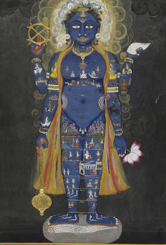 Vishnu depicted as Purusha; “Vishnu Vishvarupa,” artist unknown, Victoria and Albert Museum, London