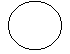 A circle with its blank