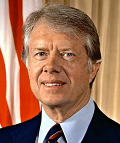 Adapted from ”President Jimmy Carter” Official Portrait, Naval Photographic Center, 1977